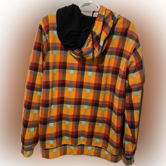 Foursquare Vintage Removable Snap Button Liner Snowboard Men’s Sweater - Small - Picture 2 of 4